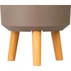 Kép 3/4 - Virágcserép Strend Pro, kávépor színű, 24,5x24,5x31 cm