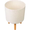 Kép 2/4 - Virágcserép Strend Pro, White Weath Finish színű, 30x30x37 cm
