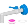 Kép 1/2 - Ventil Strend Pro, záhradný, 3/4"- 90°, 25 mm, s redukciou na IBC nádrž, PVC