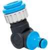 Kép 1/2 - Adapter AQUACRAFT® 550342, csuklós, 1/2"-3/4"-1", 360, 180, külső menetes, kerti tömlőhöz