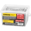 Kép 1/3 - Csavarkészlet Strend Pro, gipszkarton csavarok, 3,5x25 mm, 2x bittel és mágneses tartóval, dobozban,