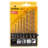 Kép 2/2 - Fúrókészlet Strend Pro FD023, 8 részes, 3-10 mm, TiN, falazathoz