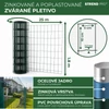 Kép 3/8 - Kerítés EUROPLAST 1, 1800/100x50/2,20 mm, zöld, RAL 6005, horganyzott + PVC, 25 m-es tekercs