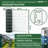 Kép 3/8 - Kerítés EUROPLAST 1, 1600/100x50/2,20 mm, zöld, RAL 6005, horganyzott + PVC, 25 m-es tekercs