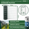 Kép 3/8 - Kerítés EUROPLAST 1, 1250/100x50/2,20 mm, zöld, RAL 6005, horganyzott + PVC, 25 m-es tekercs