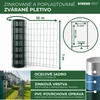 Kép 3/8 - Kerítés EUROPLAST 1, 1000/100x50/2,20 mm, zöld, RAL 6005, horganyzott + PVC, 10 m-es tekercs