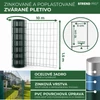 Kép 3/8 - Kerítés EUROPLAST 1, 1500/100x50/2,20 mm, zöld, RAL 6005, horganyzott + PVC, 10 m-es tekercs