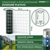 Kép 3/8 - Kerítés EUROPLAST 1, 1800/100x50/2,20 mm, zöld, RAL 6005, horganyzott + PVC, 10 m-es tekercs