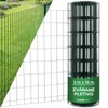 Kép 2/8 - Kerítés EUROPLAST 1, 2000/100x50/2,20 mm, zöld, RAL 6005, horganyzott + PVC, 10 m-es tekercs