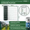 Kép 3/8 - Kerítés EUROPLAST 1, 2000/100x50/2,20 mm, zöld, RAL 6005, horganyzott + PVC, 10 m-es tekercs