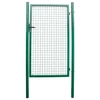 Kép 1/3 - Kapu Strend Pro METALTEC ECO, 1000/1500/50x50 mm, zöld, egyszárnyú, kerti, ZN+PVC, RAL6005
