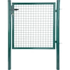 Kép 1/3 - Kapu Strend Pro METALTEC ECO 2, 1000/1200/50x50 mm, kerek keret, zöld, egyszárnyú, kerti, ZN+PVC, RA