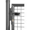 Kép 2/3 - Kapu Strend Pro METALTEC ECO 2, 1000/1000/50x50 mm, kerek keret, antracit, egyszárnyú, kerti, ZN+PVC