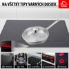 Kép 5/8 - Serpenyő MagicHome Chloe, 24 cm, 2,5 liter, üvegfedővel, rozsdamentes acél