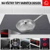 Kép 8/8 - Serpenyő MagicHome Chloe, 28 cm, 4 liter, üvegfedővel, rozsdamentes acél