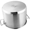 Kép 3/7 - Fazék MagicHome Chloe, 30 cm, 15 literes, üvegfedővel, rozsdamentes acél