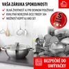Kép 4/8 - Wok edény MagicHome Chloe, 26 cm, 5 literes, üvegfedővel, rozsdamentes acél