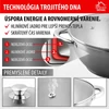 Kép 6/8 - Wok edény MagicHome Chloe, 26 cm, 5 literes, üvegfedővel, rozsdamentes acél