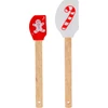 Kép 2/5 - Spatula MagicHome, sütéshez/főzéshez, karácsonyi, szilikon, piros/fehér mintával, Sellbox 18 szett