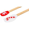 Kép 3/5 - Spatula MagicHome, sütéshez/főzéshez, karácsonyi, szilikon, piros/fehér mintával, Sellbox 18 szett
