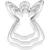 Kép 3/3 - Süteménykiszúró MagicHome Karácsony, sütéshez, angyal, forma, 3 db