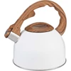Kép 1/6 - Teáskanna MagicHome, sípoló, fehér, 2500 ml