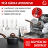 Kép 7/8 - Nyeles lábas MagicHome Black Marble Line, üvegfedővel, 16 cm
