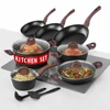 Kép 1/8 - Edénykészlet MagicHome Black Marble Line, 13 részes