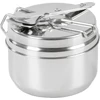 Kép 2/7 - Készlet Strend Pro Grill, kemping étkészlet, rozsdamentes acél 13/15 cm
