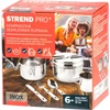 Kép 7/7 - Készlet Strend Pro Grill, kemping étkészlet, rozsdamentes acél 13/15 cm