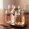 Kép 2/2 - Pohár LAV Terra, üveg, vízhez, 360 ml, 64x100 mm, 6 db-os csomag