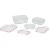 Kép 3/4 - Doboz MagicHome, készlet 3 db, üveg, téglalap alakú, fedéllel, 400/900/1900 ml