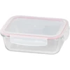 Kép 1/3 - Tárolóedény MagicHome, Téglalap alakú, 1000 ml, fedéllel, Clip, üveg