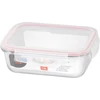 Kép 3/3 - Tárolóedény MagicHome, Téglalap alakú, 1000 ml, fedéllel, Clip, üveg
