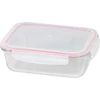 Kép 1/3 - Tárolóedény MagicHome, Téglalap alakú, 1500 ml, fedéllel, Clip, üveg