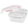 Kép 2/3 - Doboz MagicHome, négyzet alakú, 520 ml, fedéllel, Clip, üveg