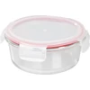 Kép 1/3 - Tárolóedény MagicHome, Kerek, 650 ml, fedéllel, Clip, üveg