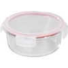 Kép 1/3 - Tárolóedény MagicHome, Kerek, 950 ml, fedéllel, Clip, üveg