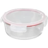 Kép 1/3 - Tárolóedény MagicHome, Kerek, 1300 ml, fedéllel, Clip, üveg