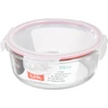 Kép 3/3 - Tárolóedény MagicHome, Kerek, 1300 ml, fedéllel, Clip, üveg