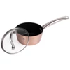 Kép 3/4 - Nyeles lábas MagicHome Copper Line, 16 cm, 1200 ml, üvegfedővel