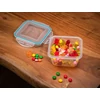 Kép 2/3 - Ételhordó MagicHome Lunchbox Q804 400 ml, négyzet alakú, Clip