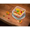 Kép 3/3 - Ételhordó MagicHome Lunchbox Q804 400 ml, négyzet alakú, Clip