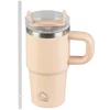Kép 1/6 - Termobögre MagicHome, kávéhoz/teához, 550 ml, szívószállal, rozsdamentes acél