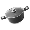 Kép 1/3 - Fazék MagicHome Black Line, 24 cm, 4000 ml, fedővel