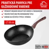 Kép 2/8 - Wok serpenyő MagicHome Black Marble Line, 28 cm