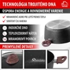 Kép 4/8 - Fazék MagicHome Black Marble Line, 24 cm, 4000 ml, fedővel
