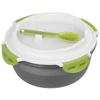 Kép 2/8 - Ételhordó MagicHome, kerek, villával/kanállal, 1200 ml, 21,1x9,7 cm