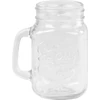 Kép 3/8 - Pohár MagicHome, üveg, szívószállal, színes fedéllel, 480 ml, Sellbox 12 db