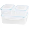 Kép 2/5 - Tárolóedény MagicHome, Szögletes, termotáskával, szett 3 db, 1x 1500 ml + 2x 500 ml